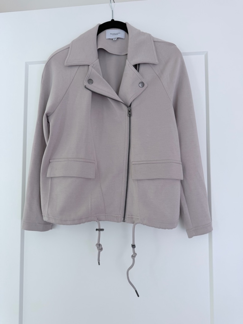 Thread & Supply Neutral Taupe Zip-Front Utility Jacket - SP
